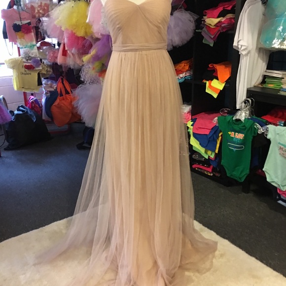 PROM dress Champagne tulle dress - Picture 3 of 5